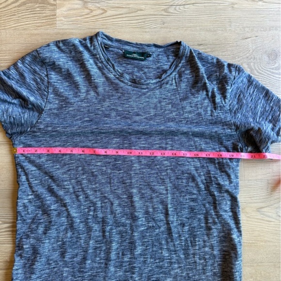 Men’s Rodd and Gunn Frankleigh Pass T-Shirt size large dark grey white heathered - Picture 7 of 11